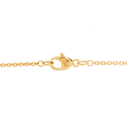 Louis Vuitton 18K Yellow Gold Diamond Black Onyx Color Blossom Medallion Pendant Necklace 5 of 6