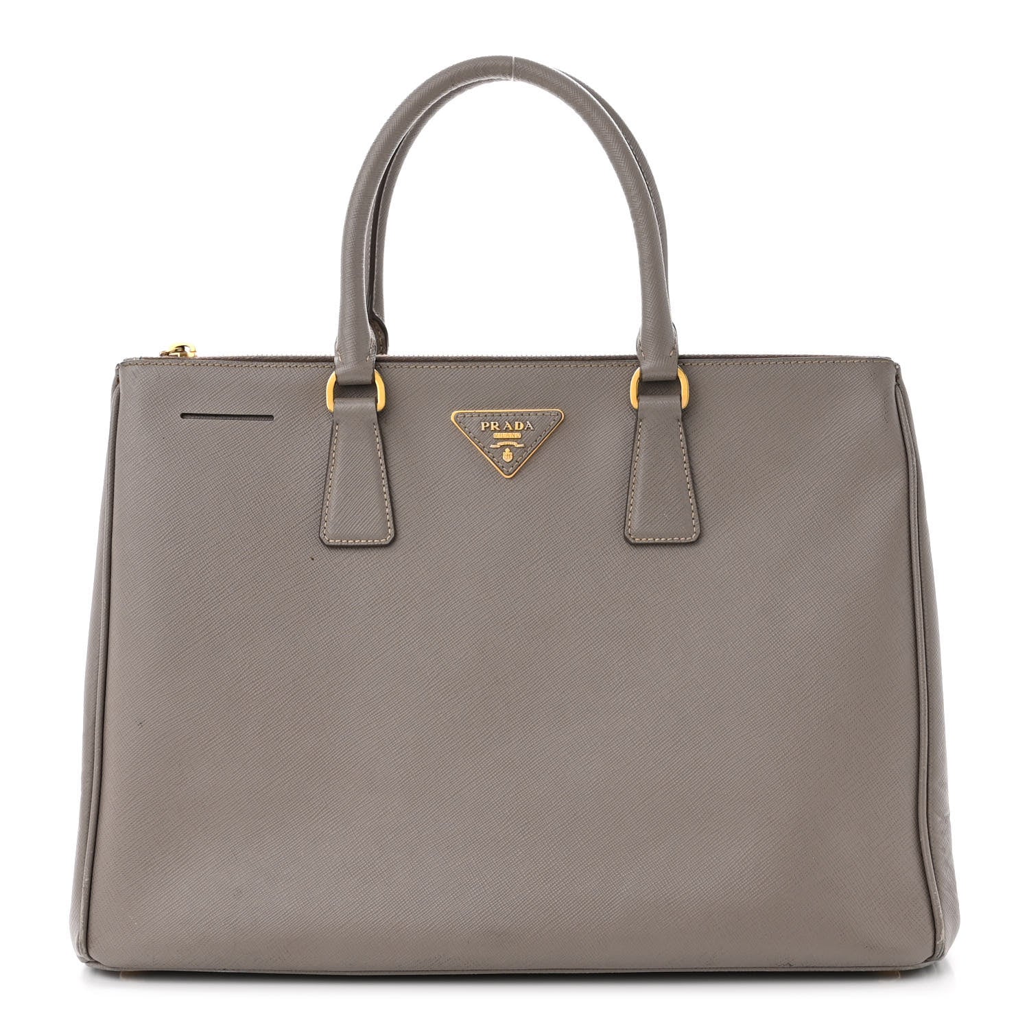 Prada Saffiano Large Galleria Double Zip Tote Argilla 1 of 26