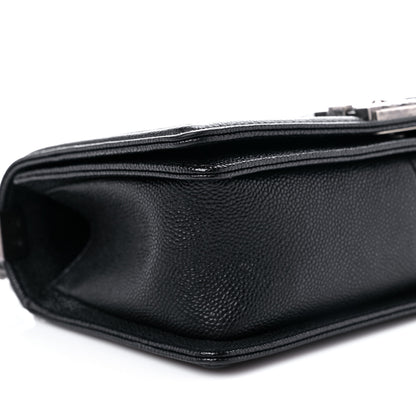 Chanel Caviar Quilted Medium Boy Flap Black 8 of 12