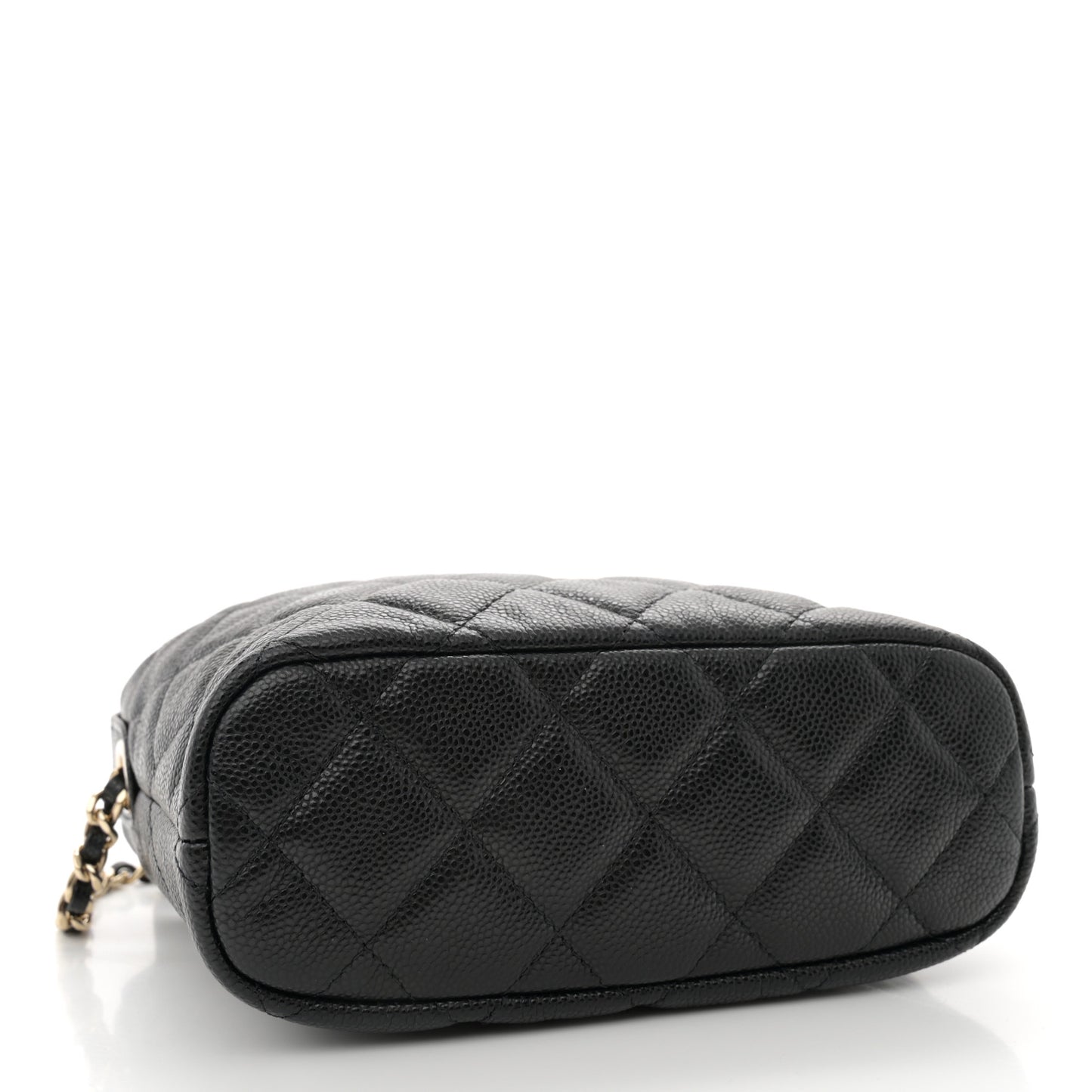 Caviar Quilted Hobo Black