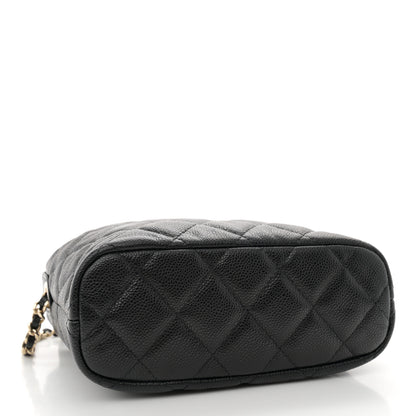 Chanel Caviar Quilted Hobo Black 4 of 11