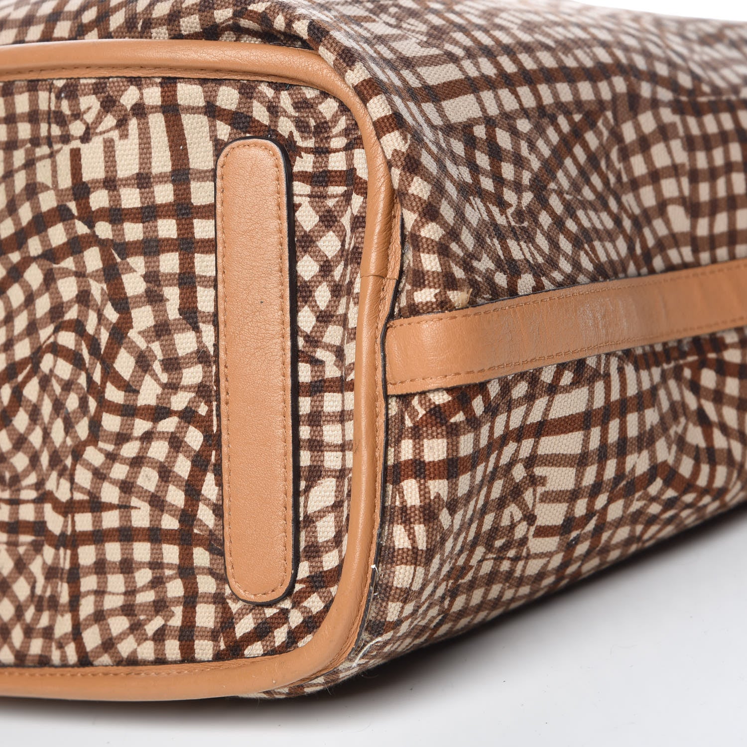 MCM Visetos Medium Liz Reversible Shopper Tote Cognac 15 of 16