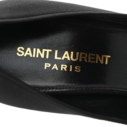 Saint Laurent Canvas Faille Paris 95 Pumps 36 Black 7 of 9