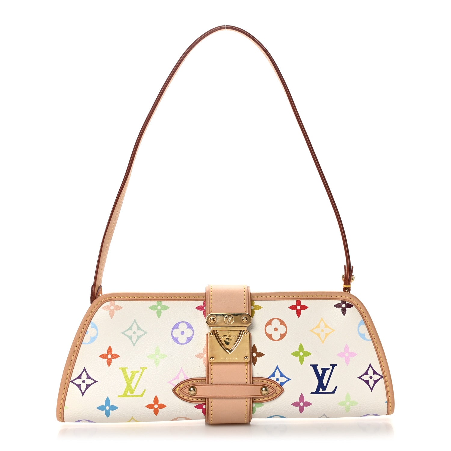 Louis Vuitton Monogram Multicolor Shirley White 1 of 9