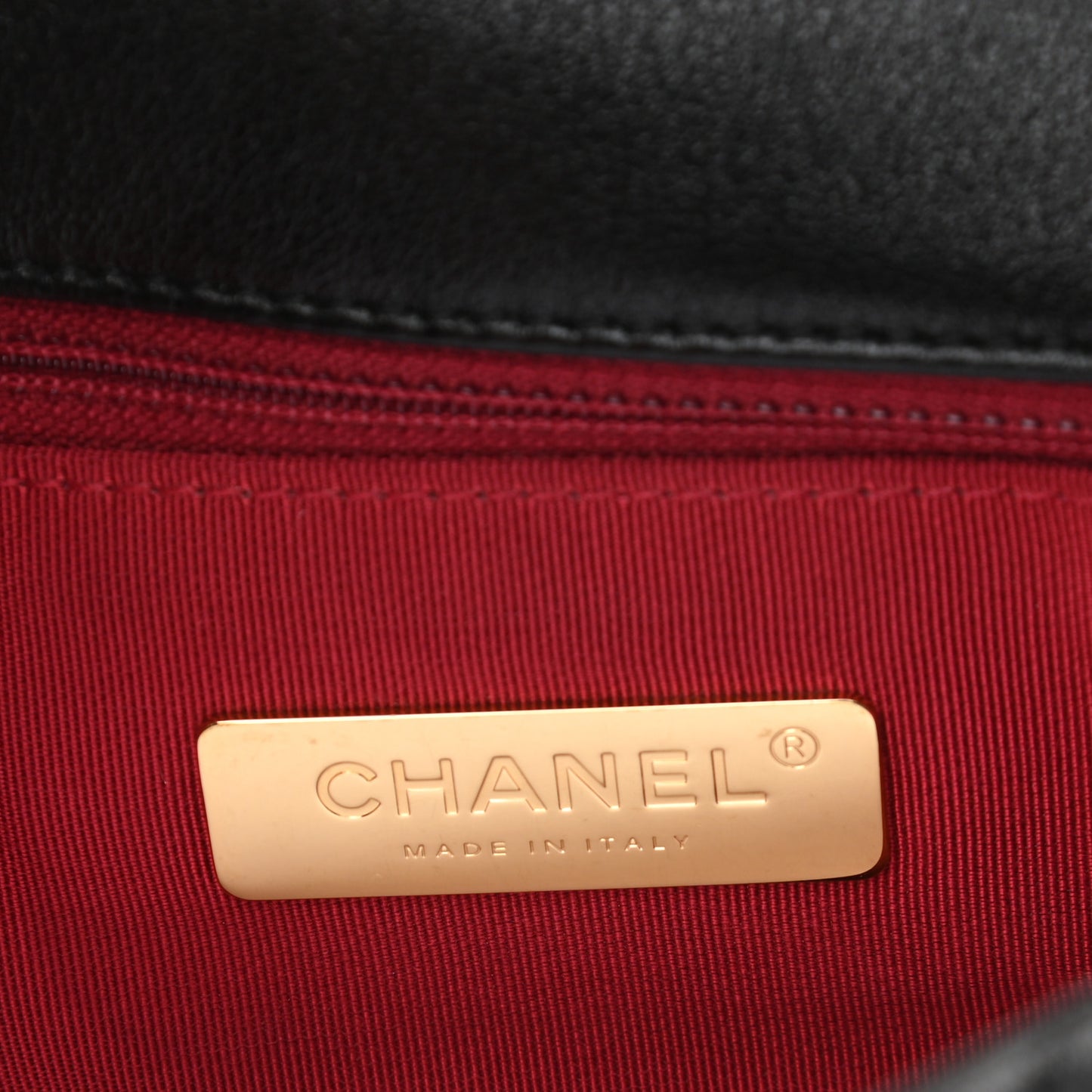 Goatskin Quilted Maxi Chanel 19 Flap Black