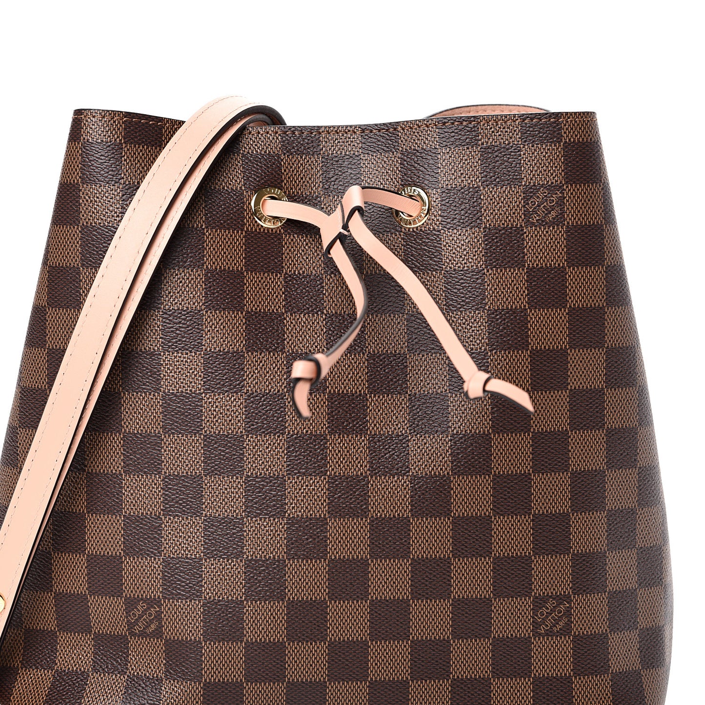 Damier Ebene Neonoe MM Venus Pink