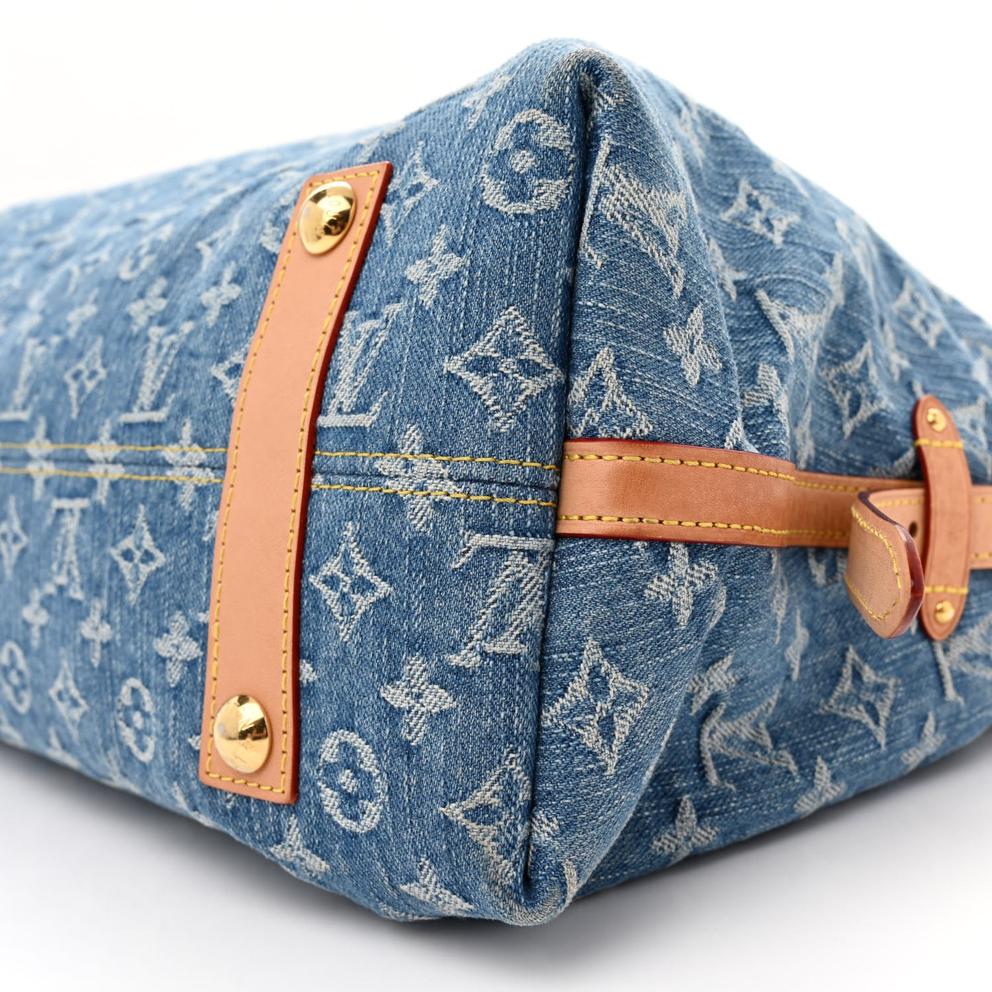 Monogram Denim CarryAll MM Blue