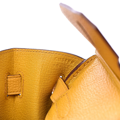 Hermes Togo Birkin 30 Jaune Ambre 13 of 30