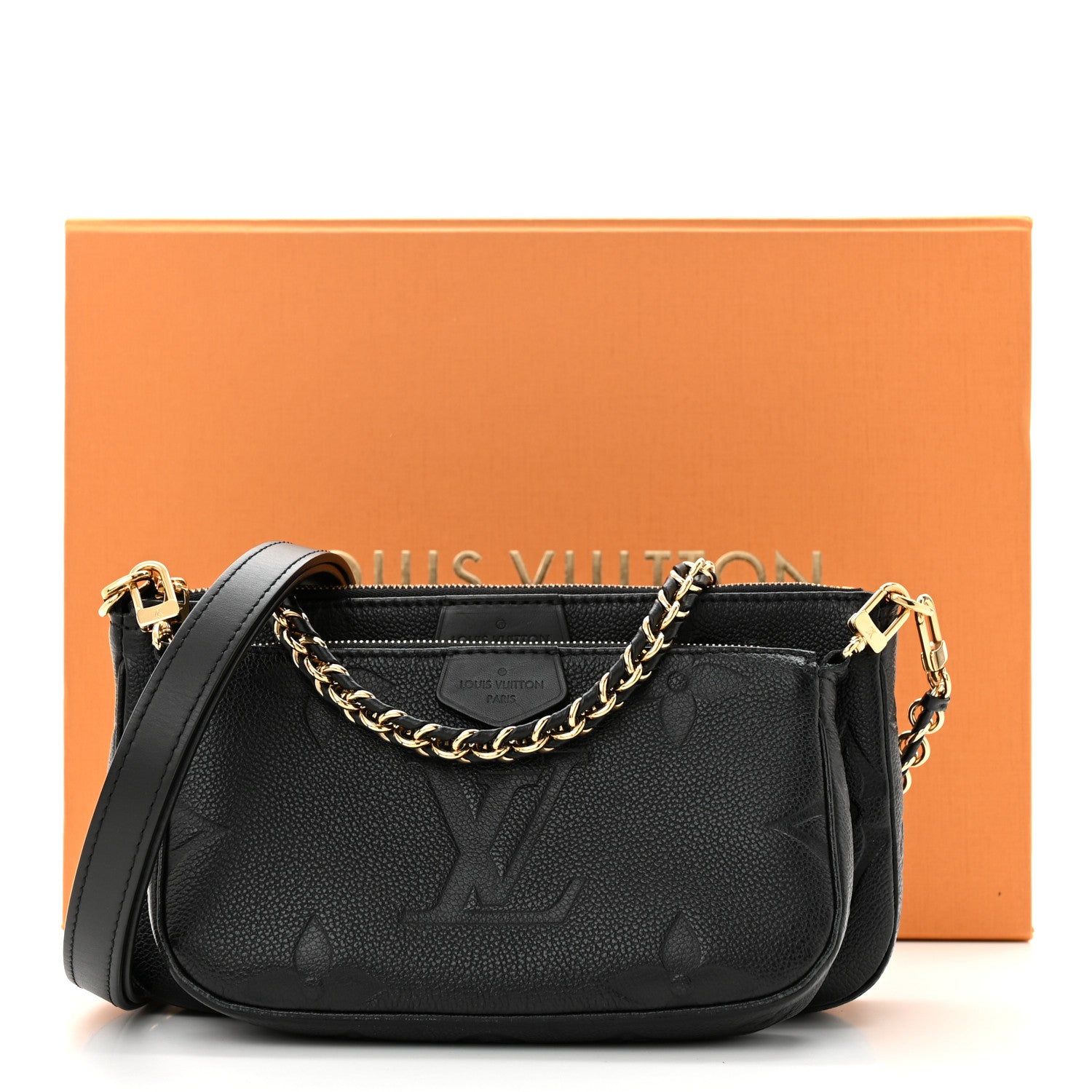 Louis Vuitton Empreinte Monogram Giant Multi Pochette Accessories Black 11 of 11