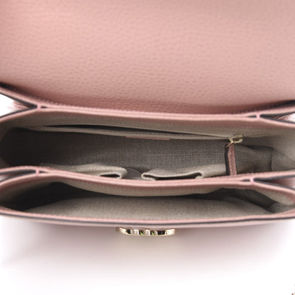 Gucci Dollar Calfskin Interlocking G Top Handle Shoulder Bag Soft Pink 5 of 10