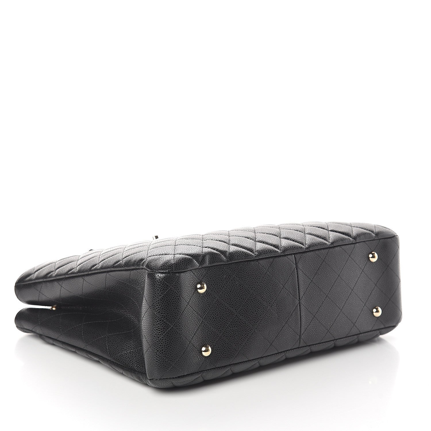 Chanel Caviar Quilted Large Shopping Tote Black 3 of 9