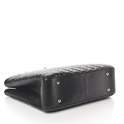 Chanel Caviar Quilted Large Shopping Tote Black 3 of 9