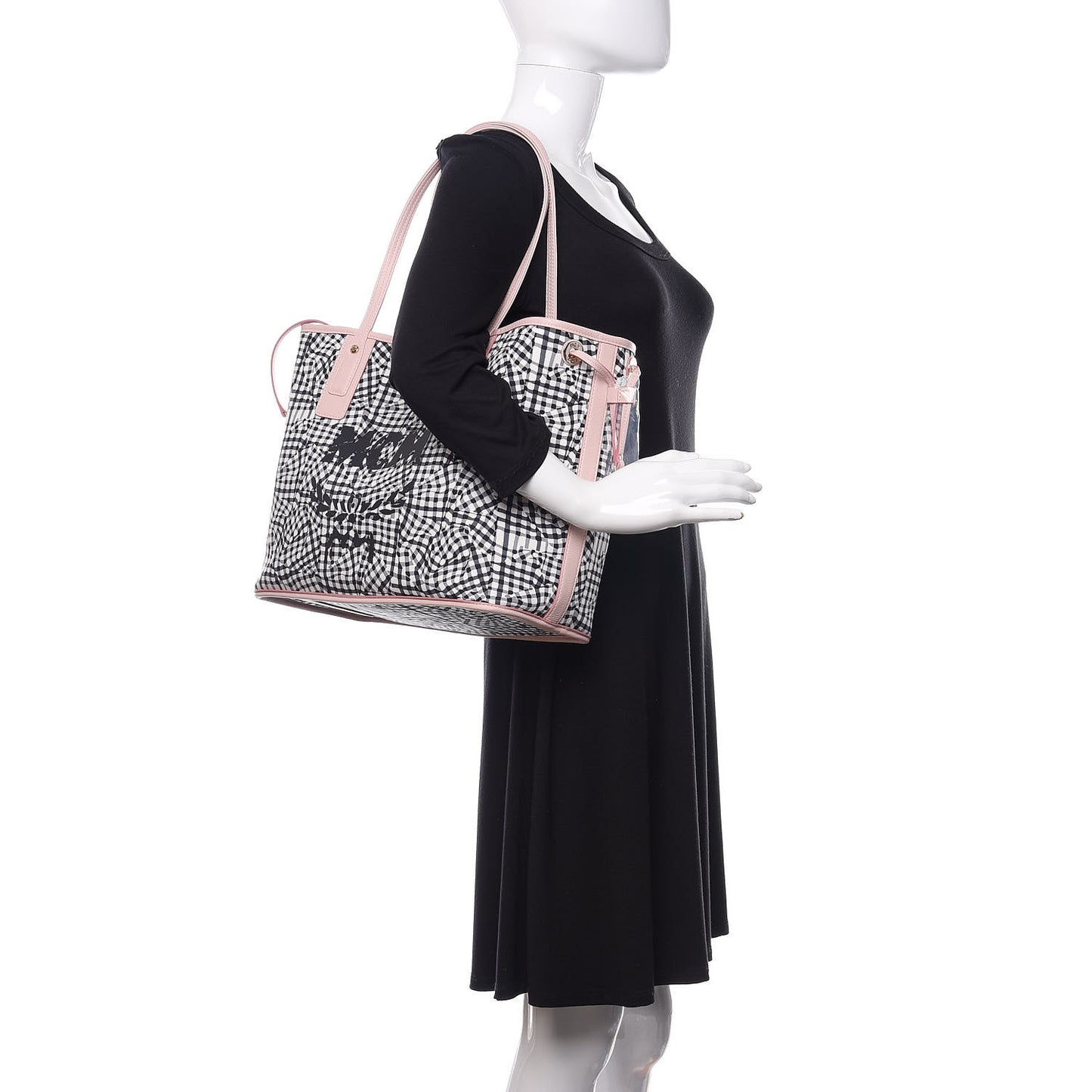 Visetos Medium Liz Reversible Shopper Tote Soft Pink