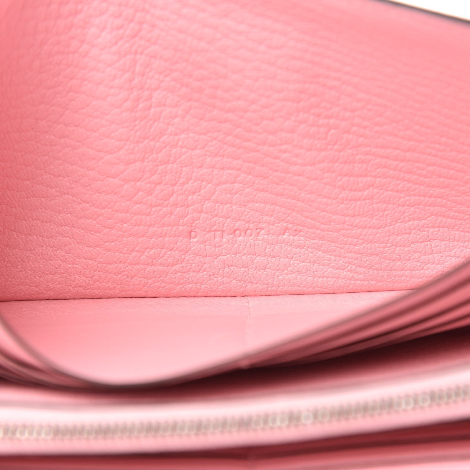 Hermes Chevre Mysore Kelly Longue Wallet Rose Sakura 6 of 8