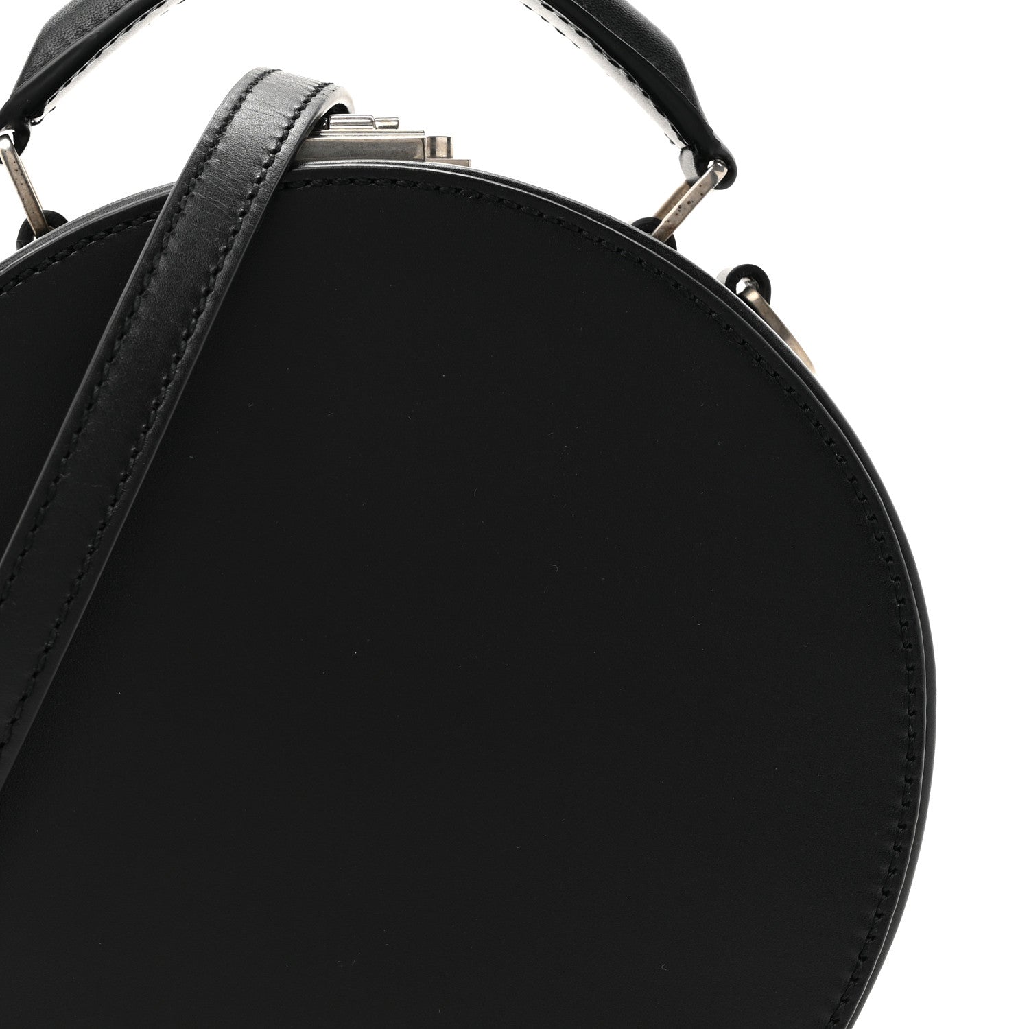 Saint Laurent Calfskin Small Mica Hat Box Black 8 of 11