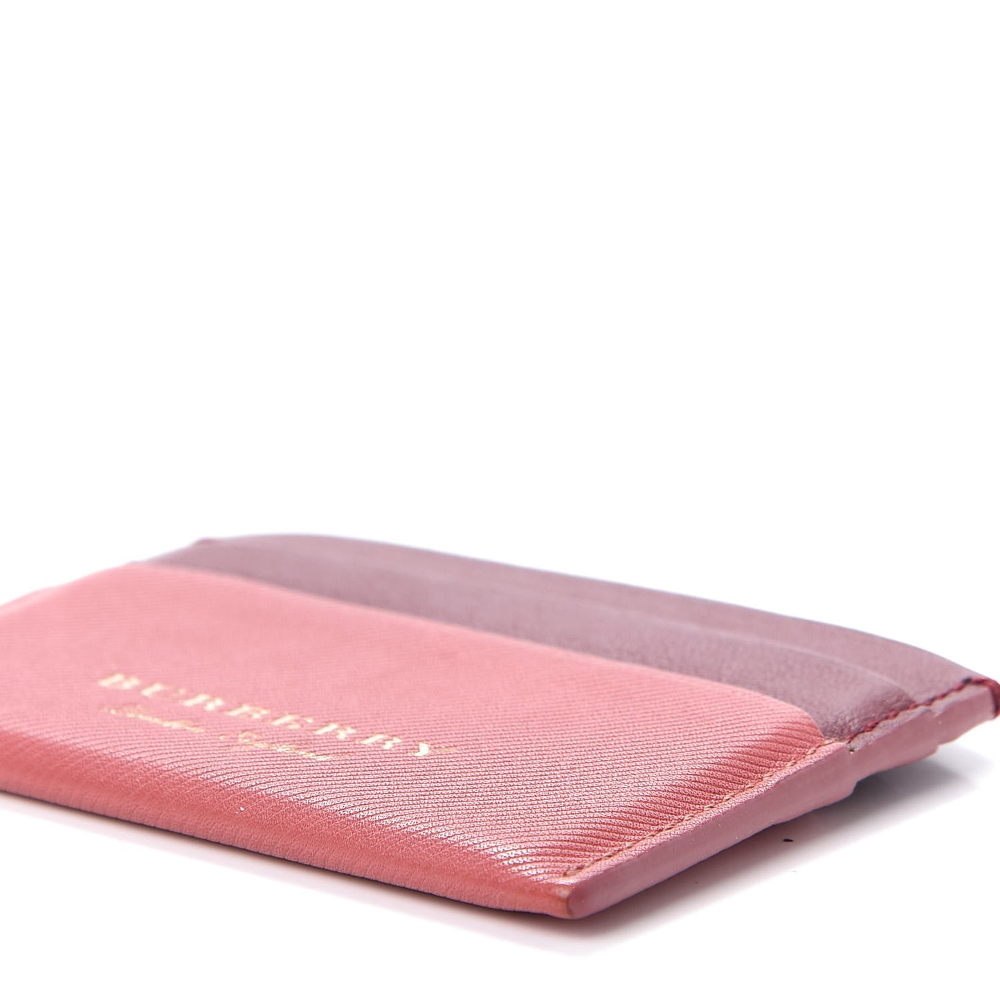 Soft Grain Calfskin Izzy Card Case Blossom Pink Antique Red