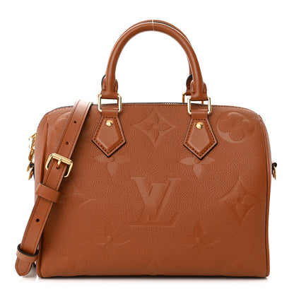 Louis Vuitton Empreinte Monogram Giant Speedy Bandouliere 25 Cognac 1 of 10