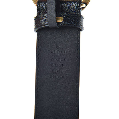Gucci Textured Calfskin Double G 40mm Belt 85 34 Black 4 of 7
