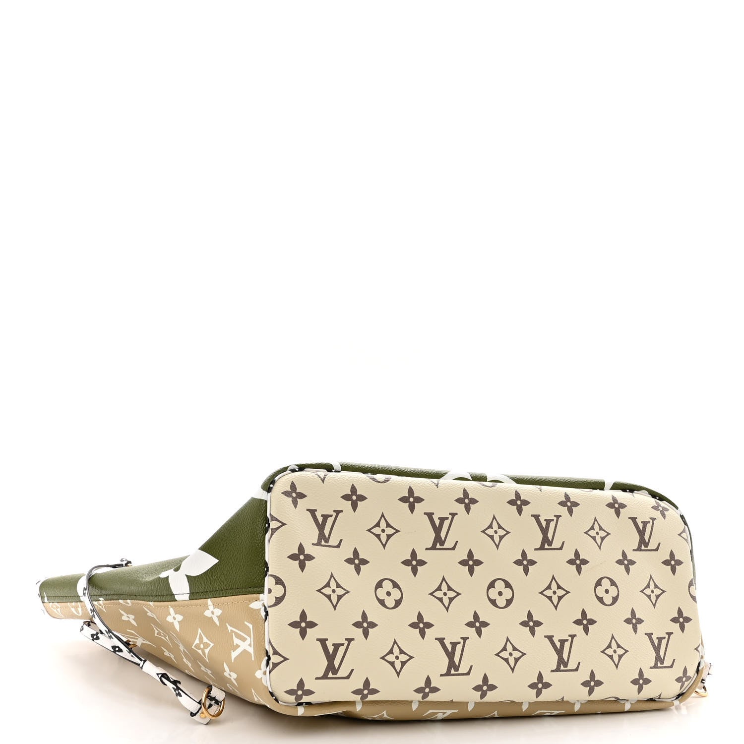 Louis Vuitton Monogram Giant Neverfull MM Kaki 4 of 10