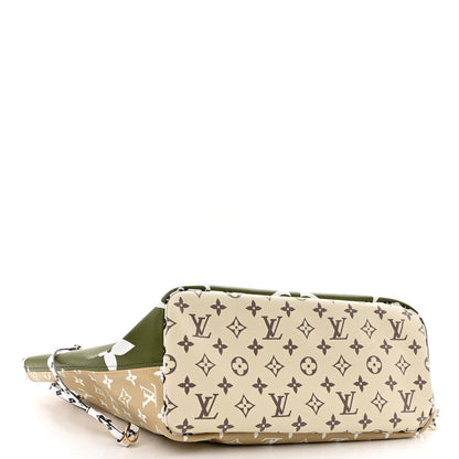 Louis Vuitton Monogram Giant Neverfull MM Kaki 4 of 10