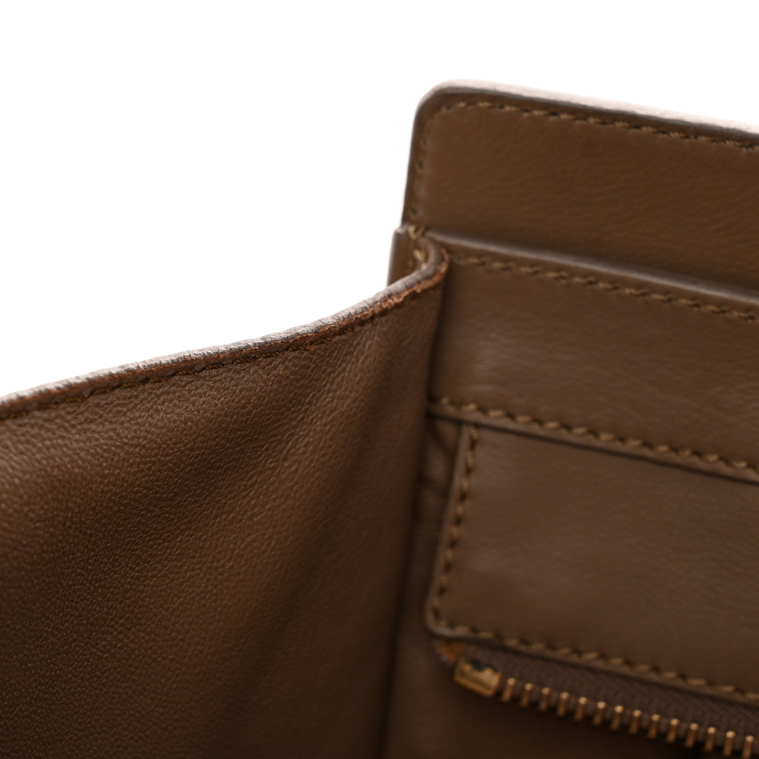 Celine Smooth Calfskin Mini Luggage Camel 11 of 14