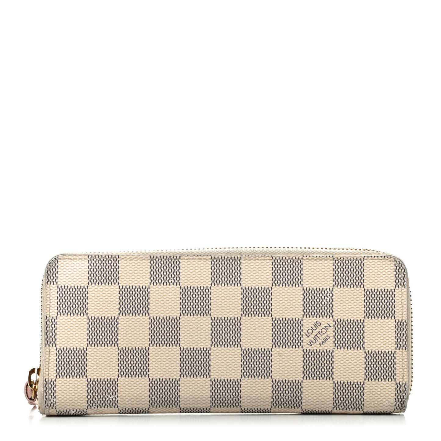 Damier Azur Clemence Wallet Rose Ballerine
