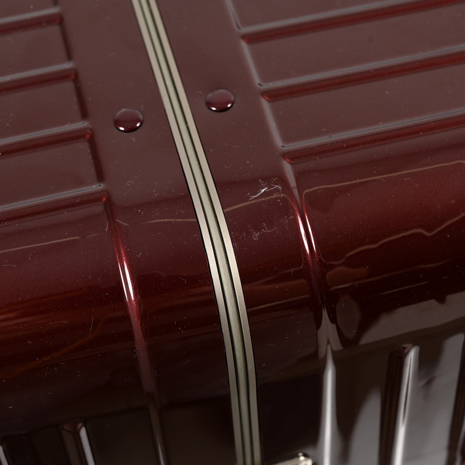 Rimowa Gloss Polycarbonate Aluminum Limbo 73 Carmona Red 11 of 14