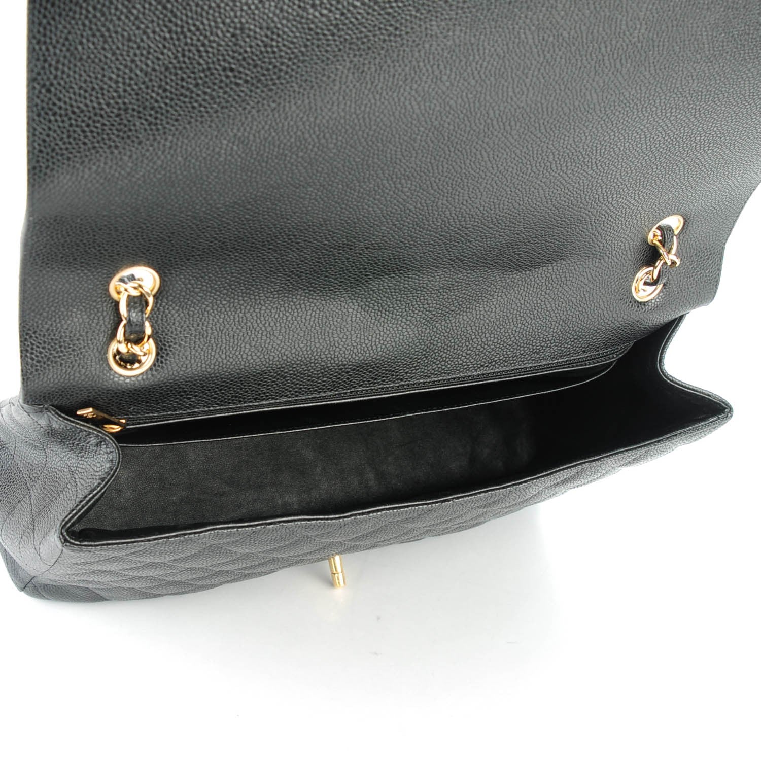 Chanel Caviar Quilted Maxi Single Flap Black 6 of 8