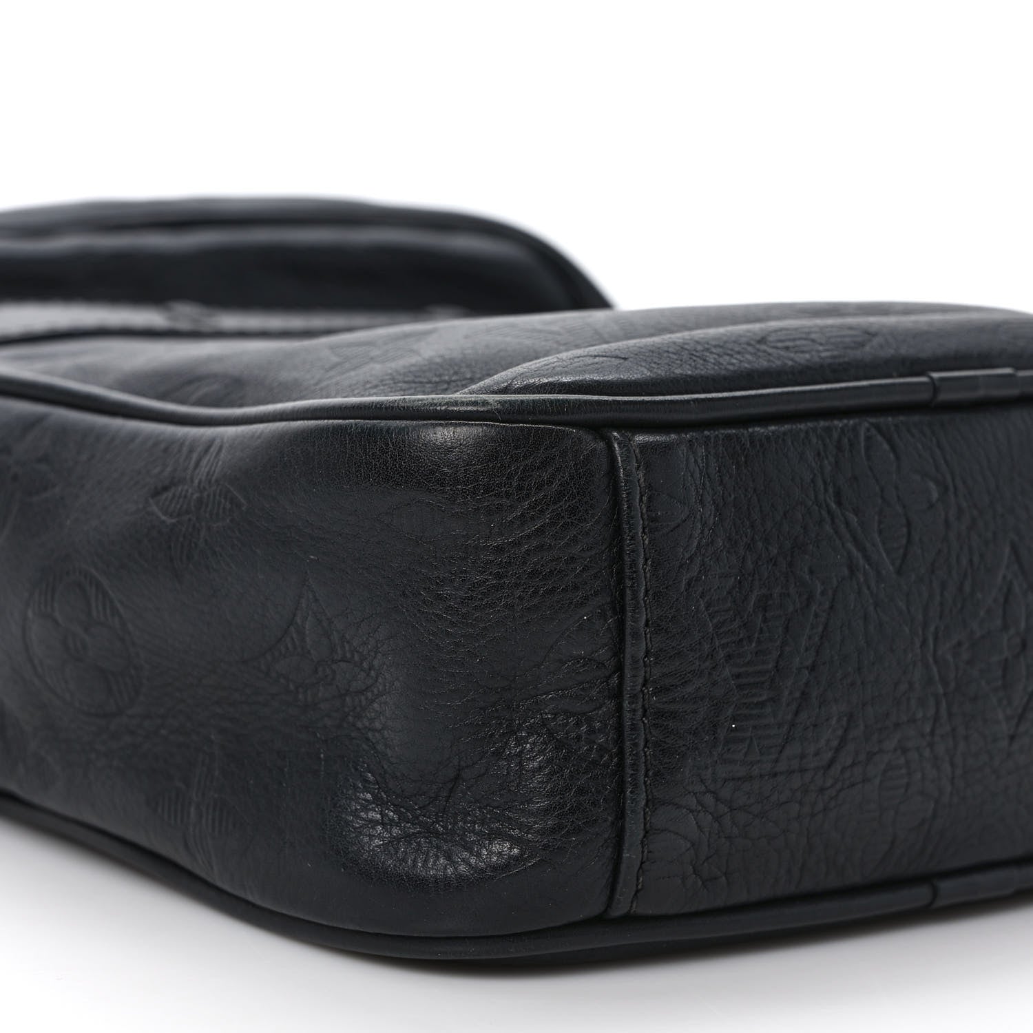 Louis Vuitton Calfskin Monogram Shadow Danube PM Black 7 of 10
