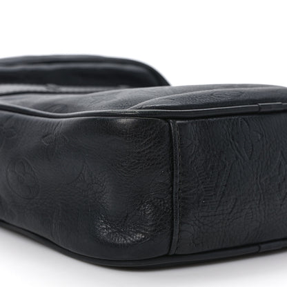 Louis Vuitton Calfskin Monogram Shadow Danube PM Black 7 of 10