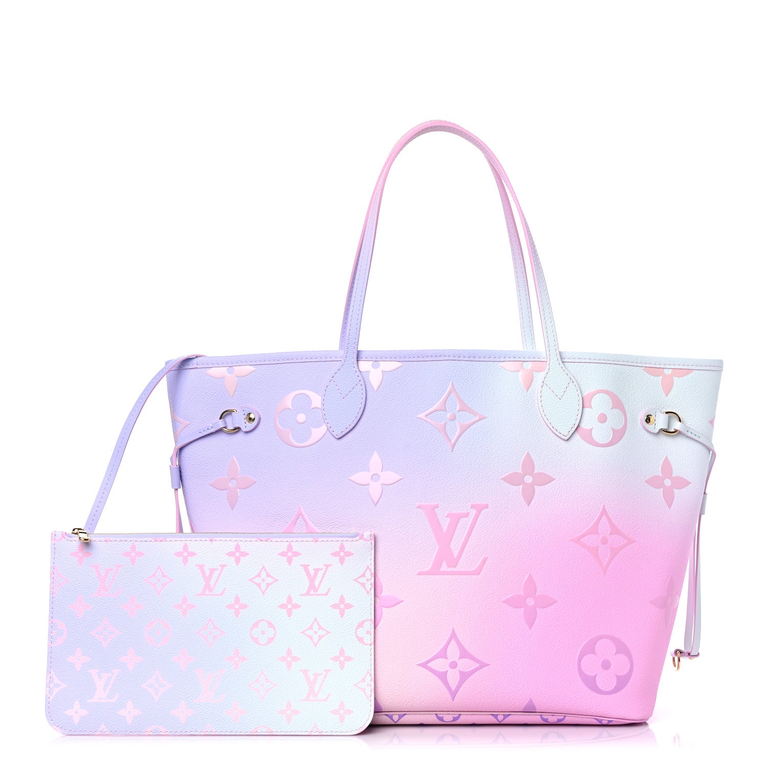 Louis Vuitton Monogram Giant Spring In The City Neverfull MM Sunrise Pastel 1 of 9