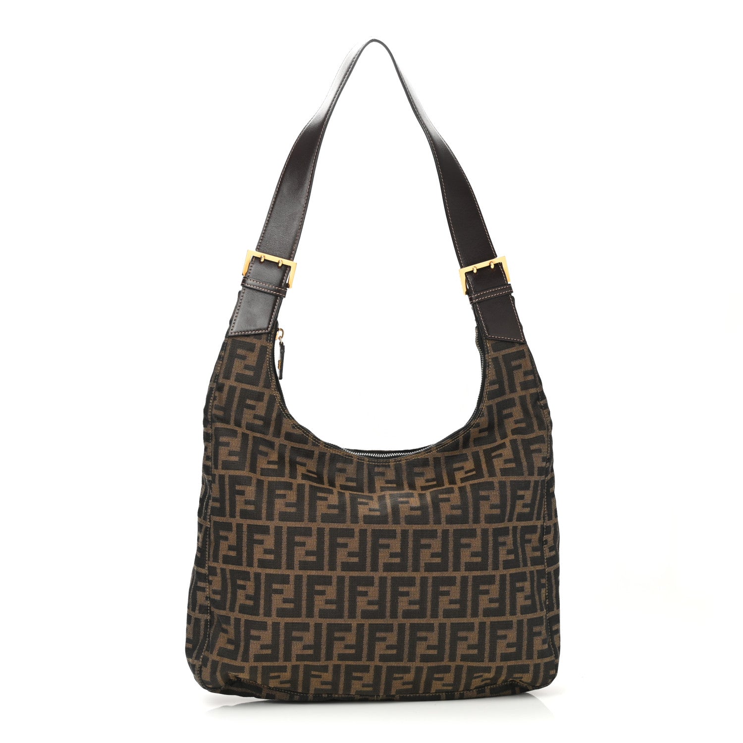 Fendi Zucca Shoulder Bag Tobacco 1 of 8