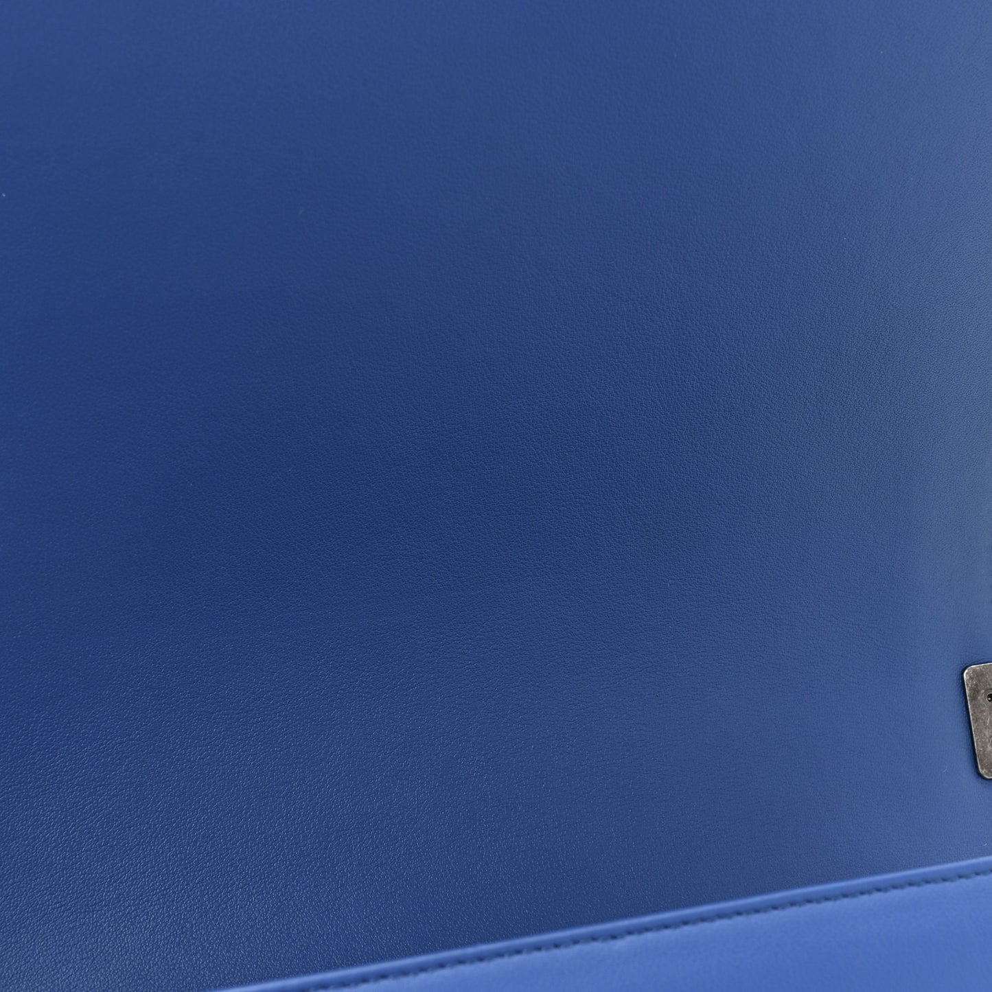 Lambskin Chevron Quilted New Medium Boy Flap Bright Blue