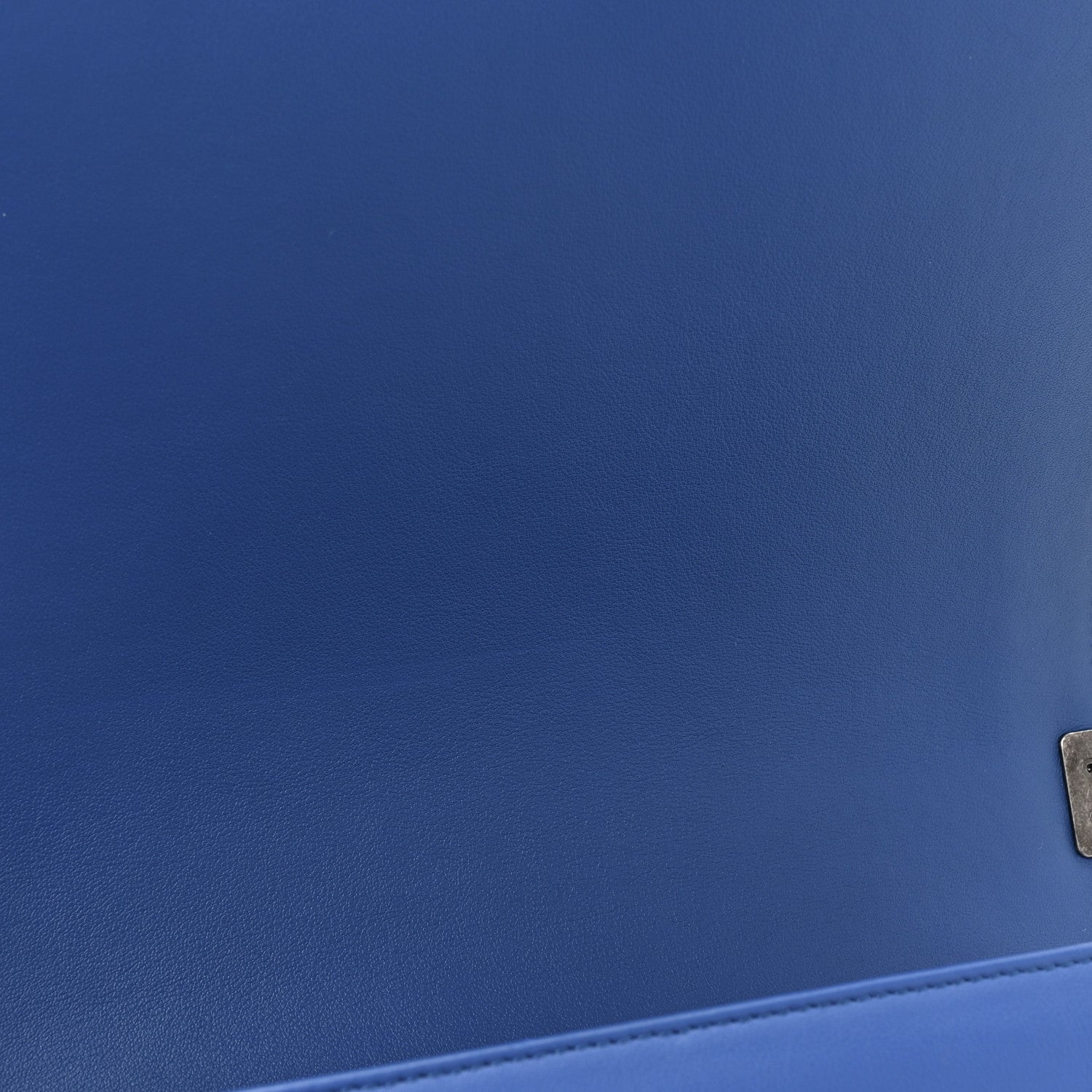 Chanel Lambskin Chevron Quilted New Medium Boy Flap Bright Blue 11 of 15