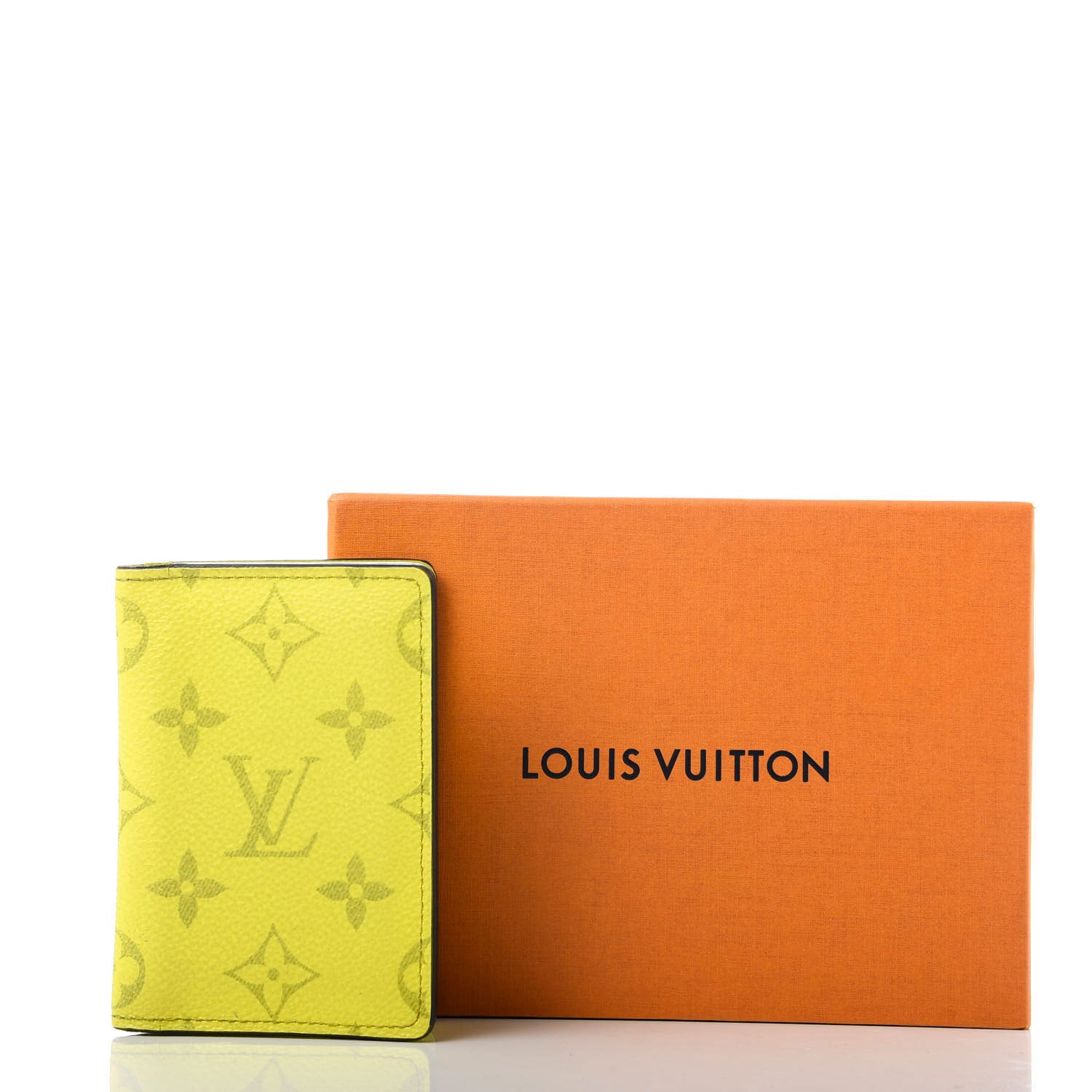 Louis Vuitton Monogram Taiga Pocket Organizer Yellow 6 of 7