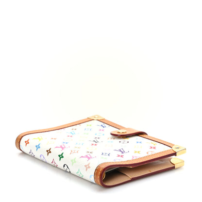 Louis Vuitton Monogram Multicolor Small Ring Agenda Cover White 5 of 7