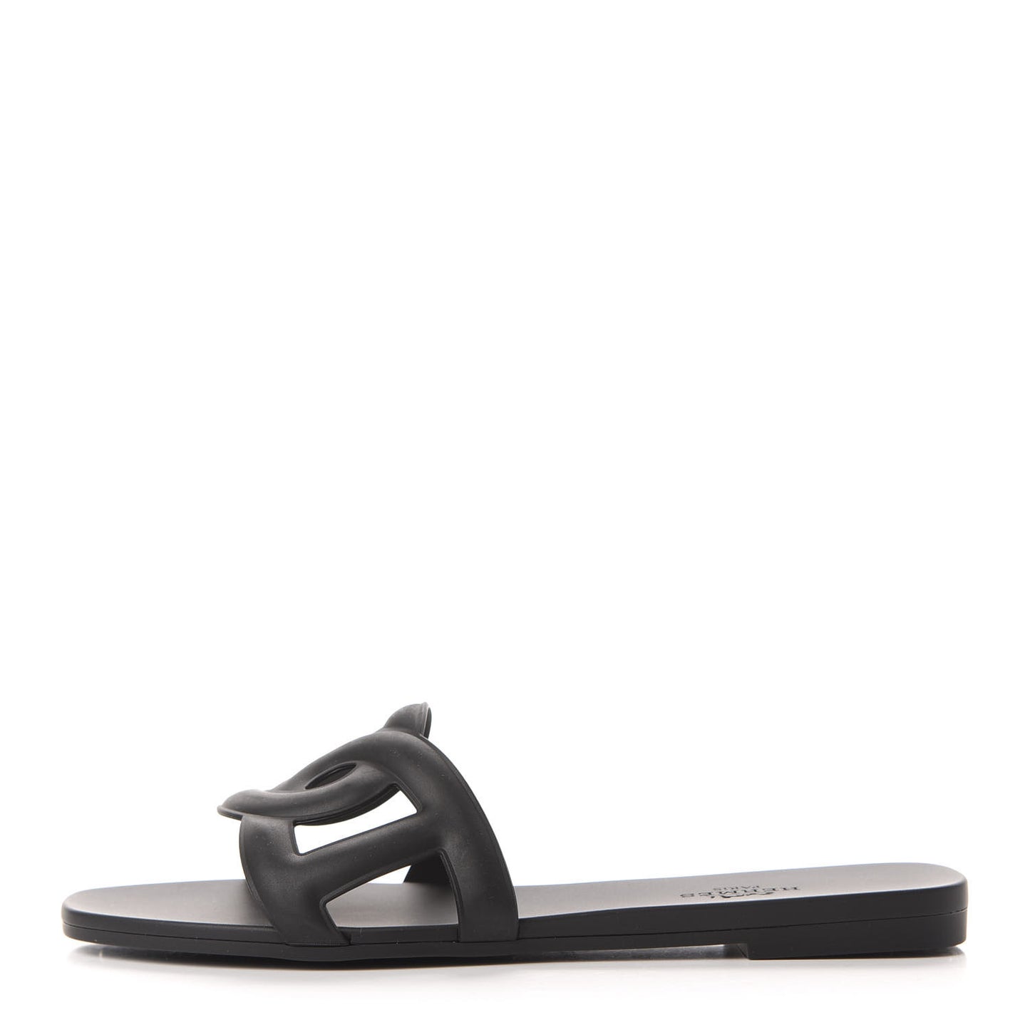 Rubber Aloha Sandals 35 Black