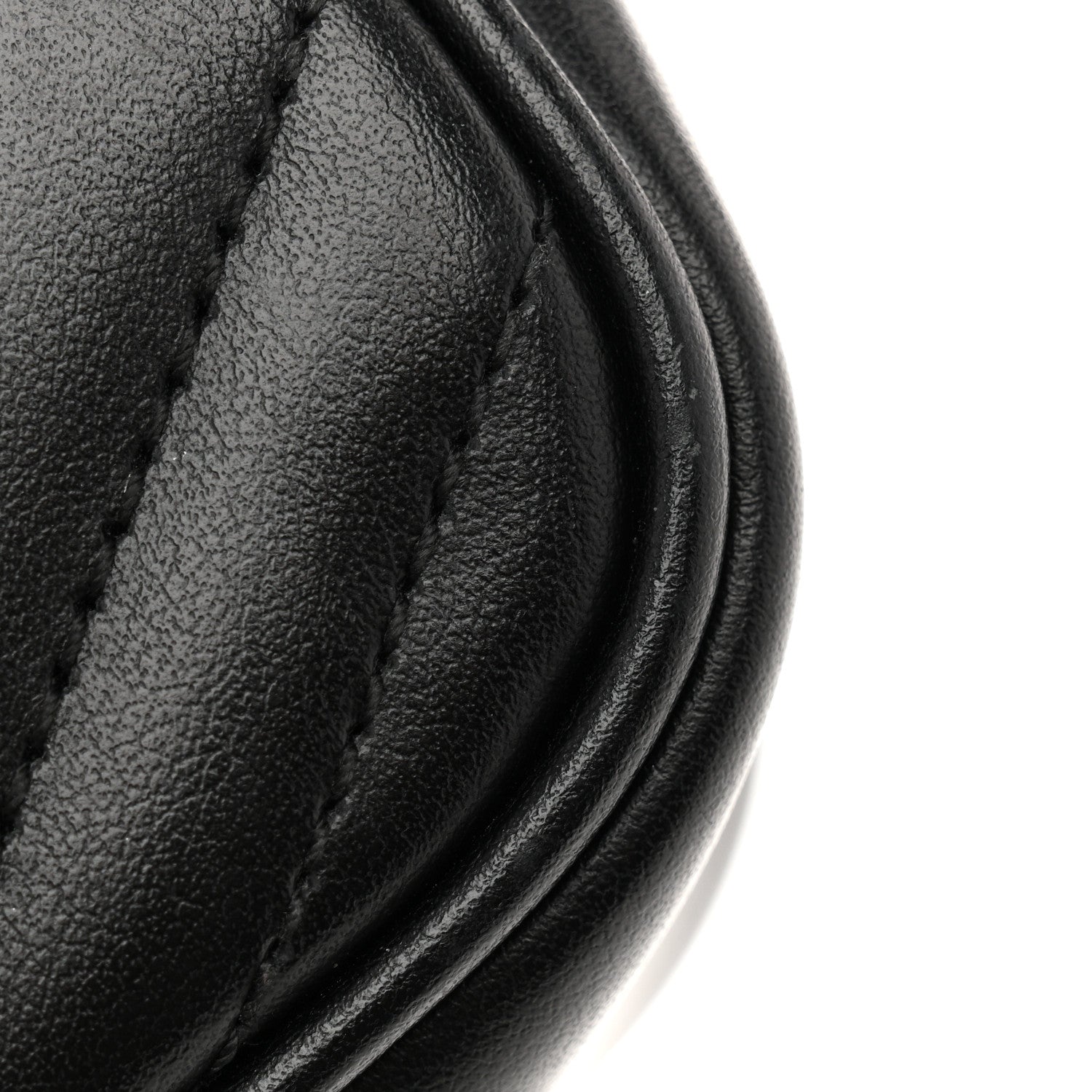 Gucci Calfskin Matelasse Monochrome Small GG Marmont Chain Shoulder Bag Black 15 of 16