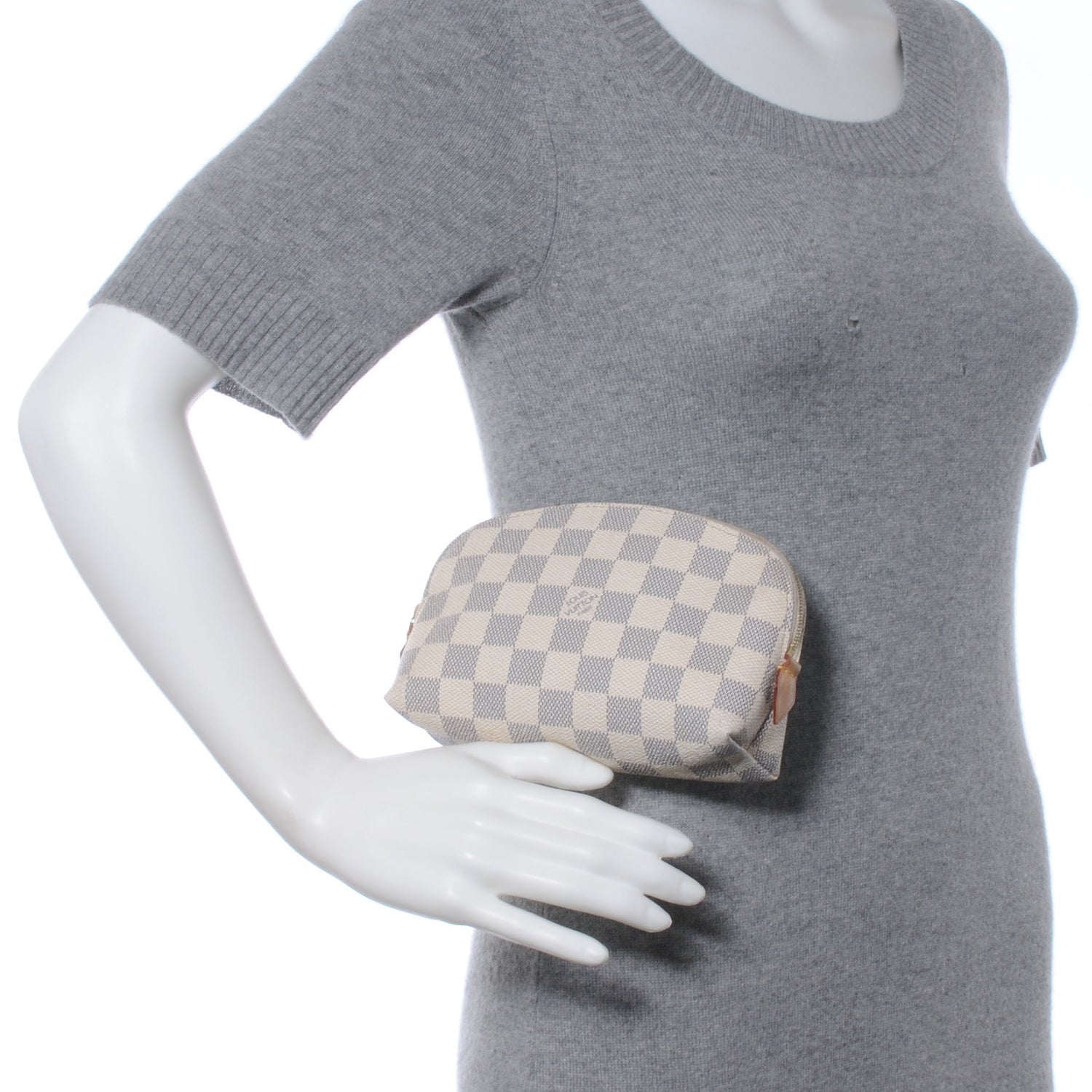 Louis Vuitton Damier Azur Cosmetic Pouch 2 of 8