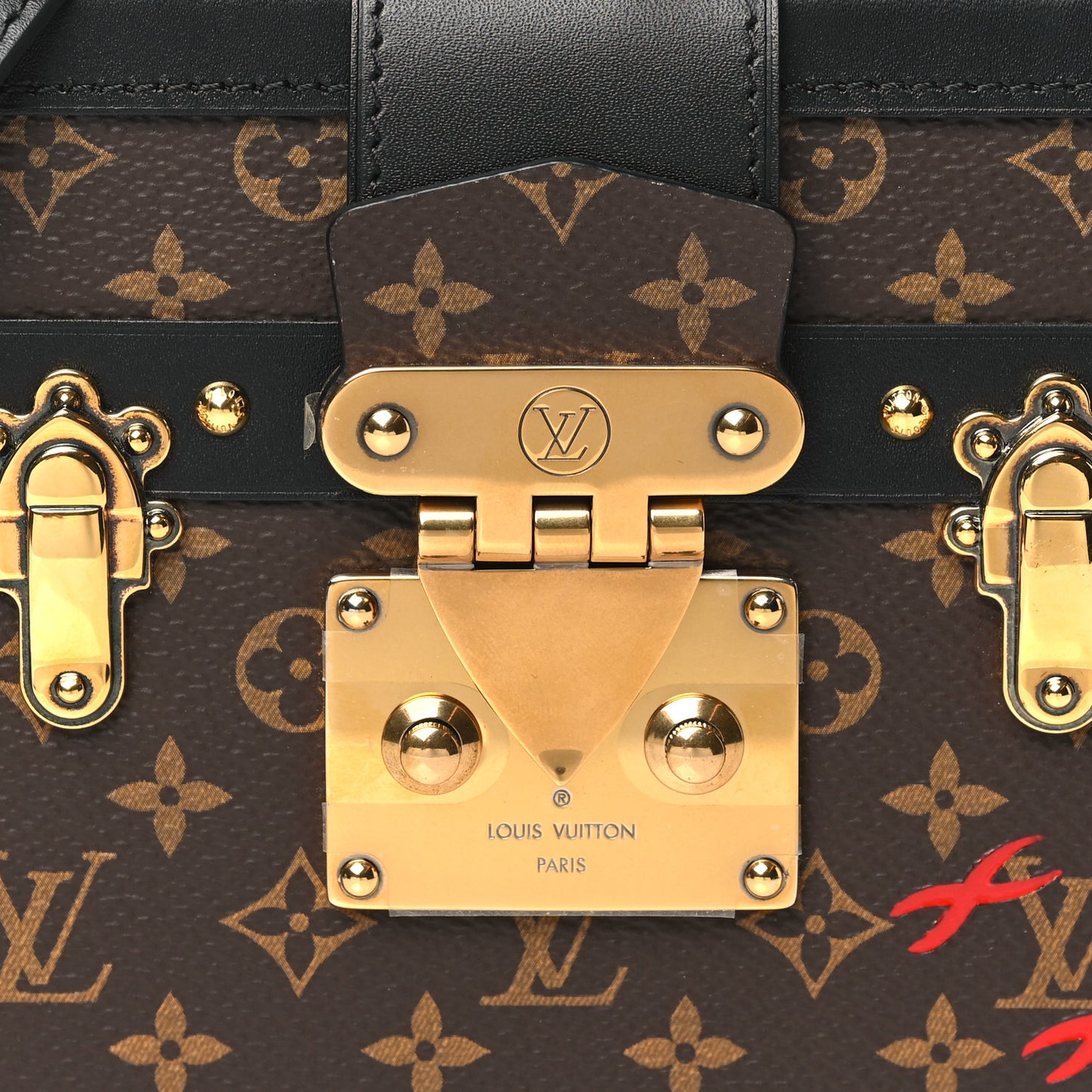 Monogram Petite Malle Black
