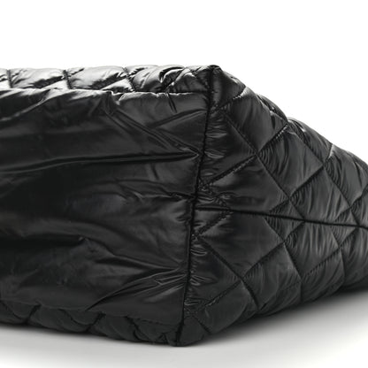 Chanel Nylon Quilted Small Coco Cocoon Tote Black 8 of 8