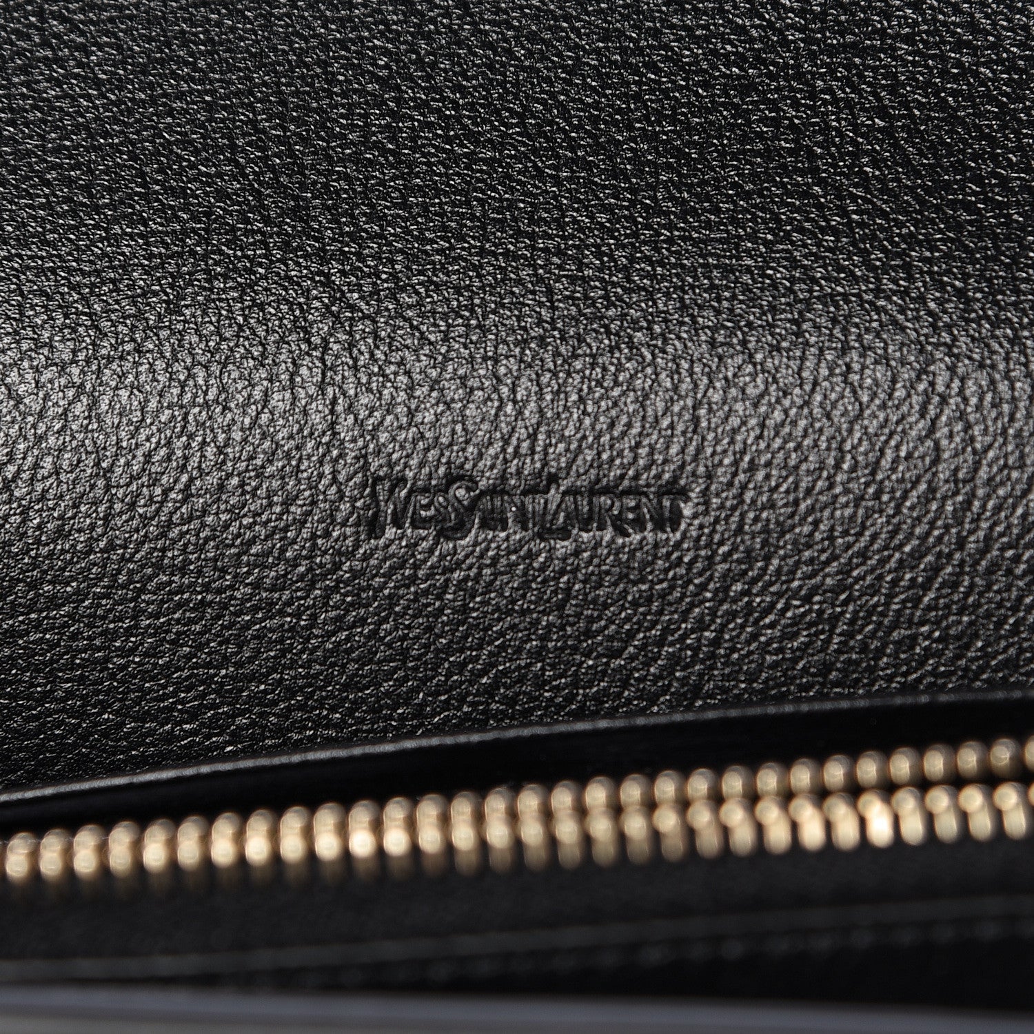 Saint Laurent Calfskin Monogram Belle de Jour Chain Clutch Black 6 of 12