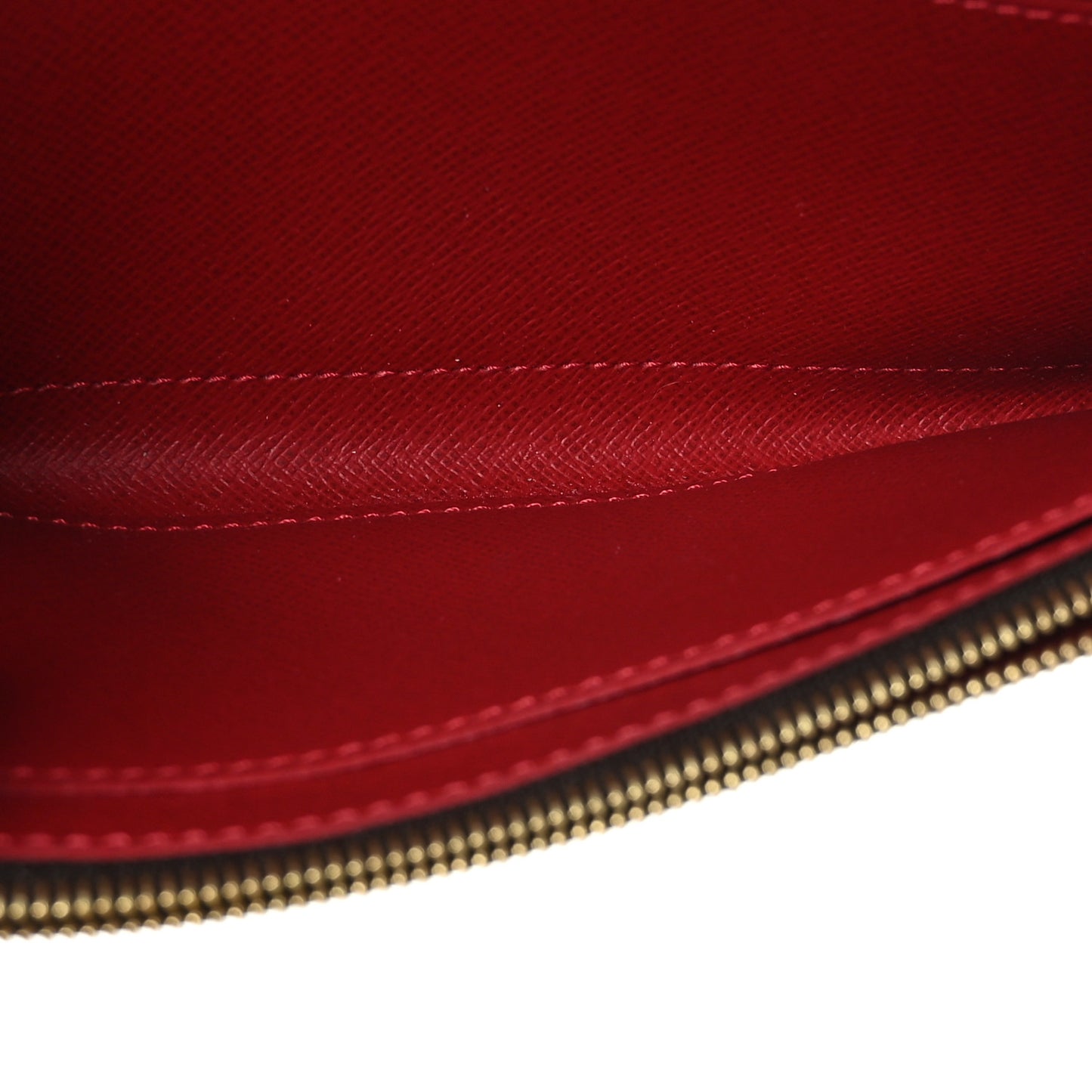 Damier Ebene Caissa Wallet Cherry