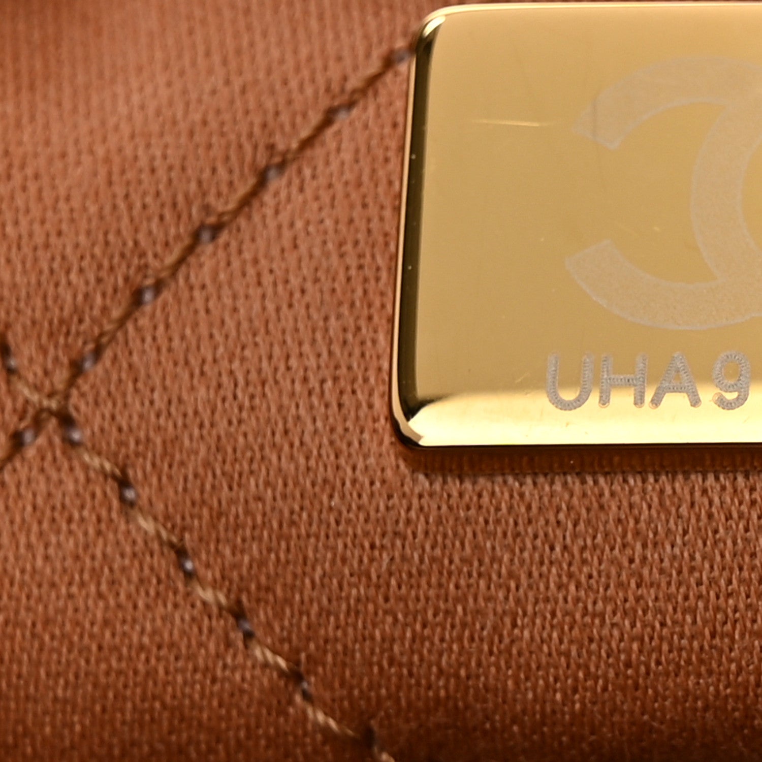 Chanel Shiny Calfskin Quilted Small Chanel 22 Camel 7 of 10