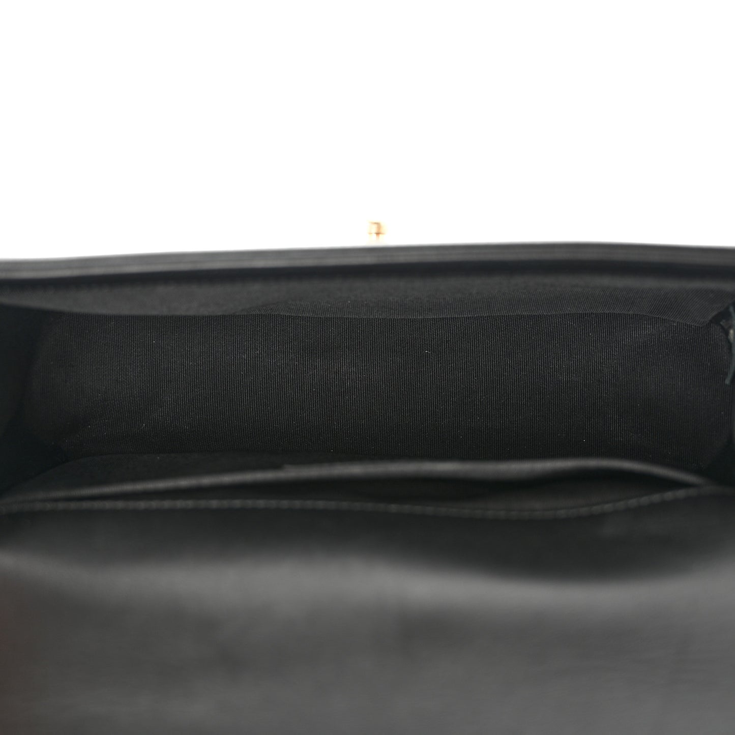 Lambskin Quilted Medium Boy Flap Black