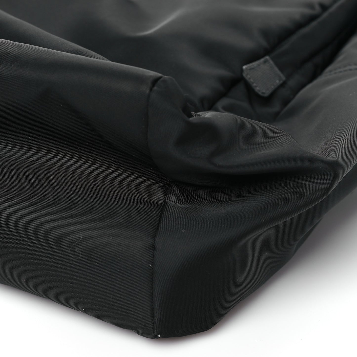 Re-Nylon Saffiano Zip Backpack Black