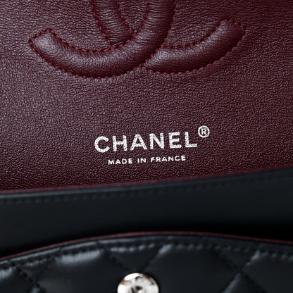 Chanel Lambskin Quilted Medium Double Flap Black 6 of 10