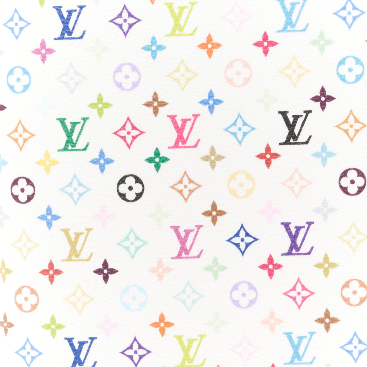 LV X TM Monogram Multicolor Emily Notebook Cover MM White
