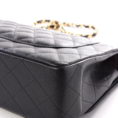 Chanel Caviar Quilted Jumbo Double Flap Black 9 of 11