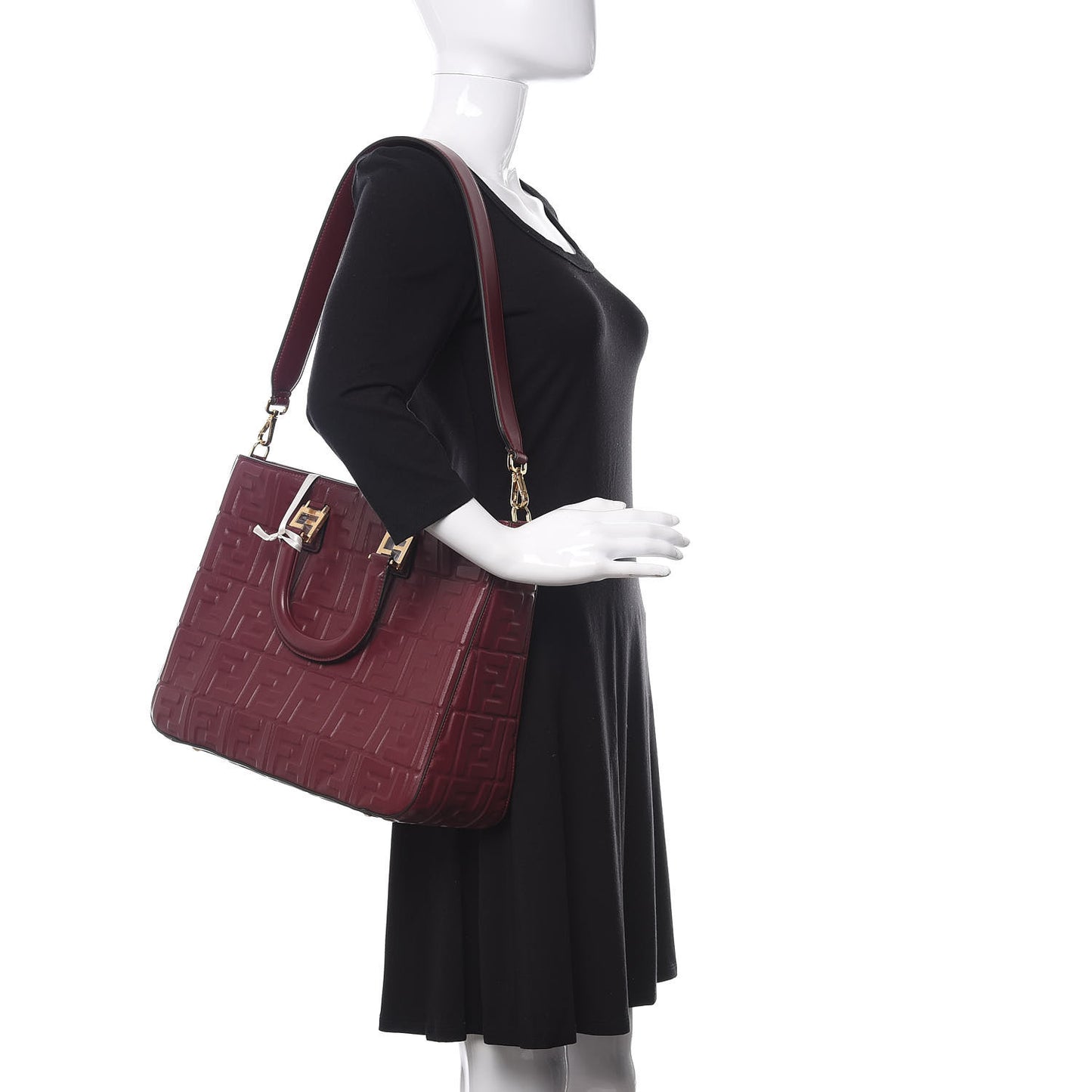 Nappa FF 1974 Embossed Medium FF Tote Barolo